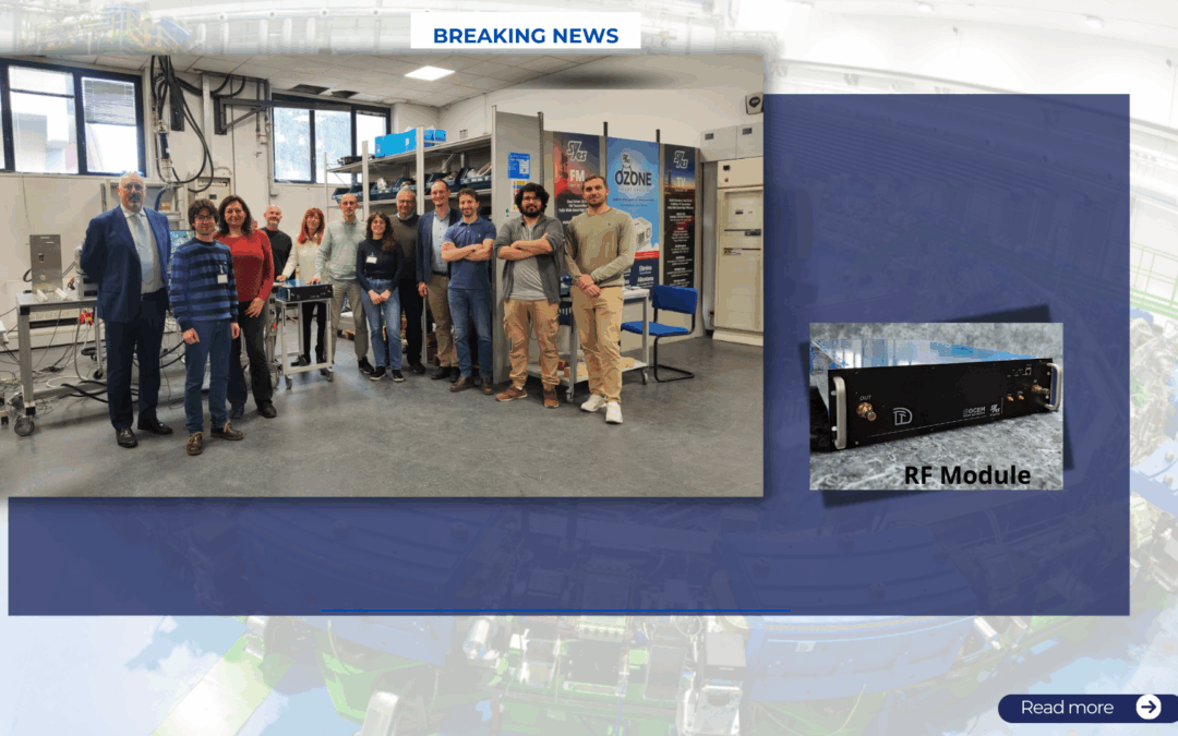 SyES Leads Successful Test of RF Modules for the 1,2MegaWatt Solid State Amplifiers for DTT Fusion Heating System