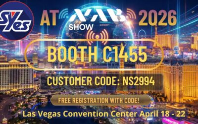 Join SYES at NAB Show 2026: Innovating TV & Radio Broadcast Solutions!